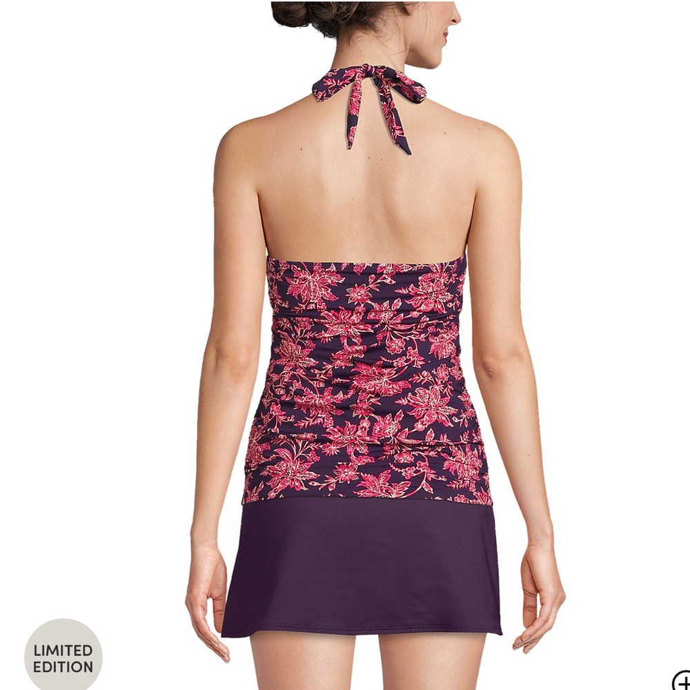 Lands end neck halter tankini - Picture 5 of 9
